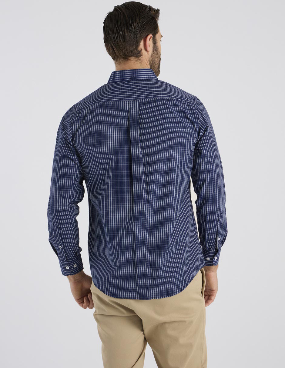 Camisa casual manga larga para hombre 2