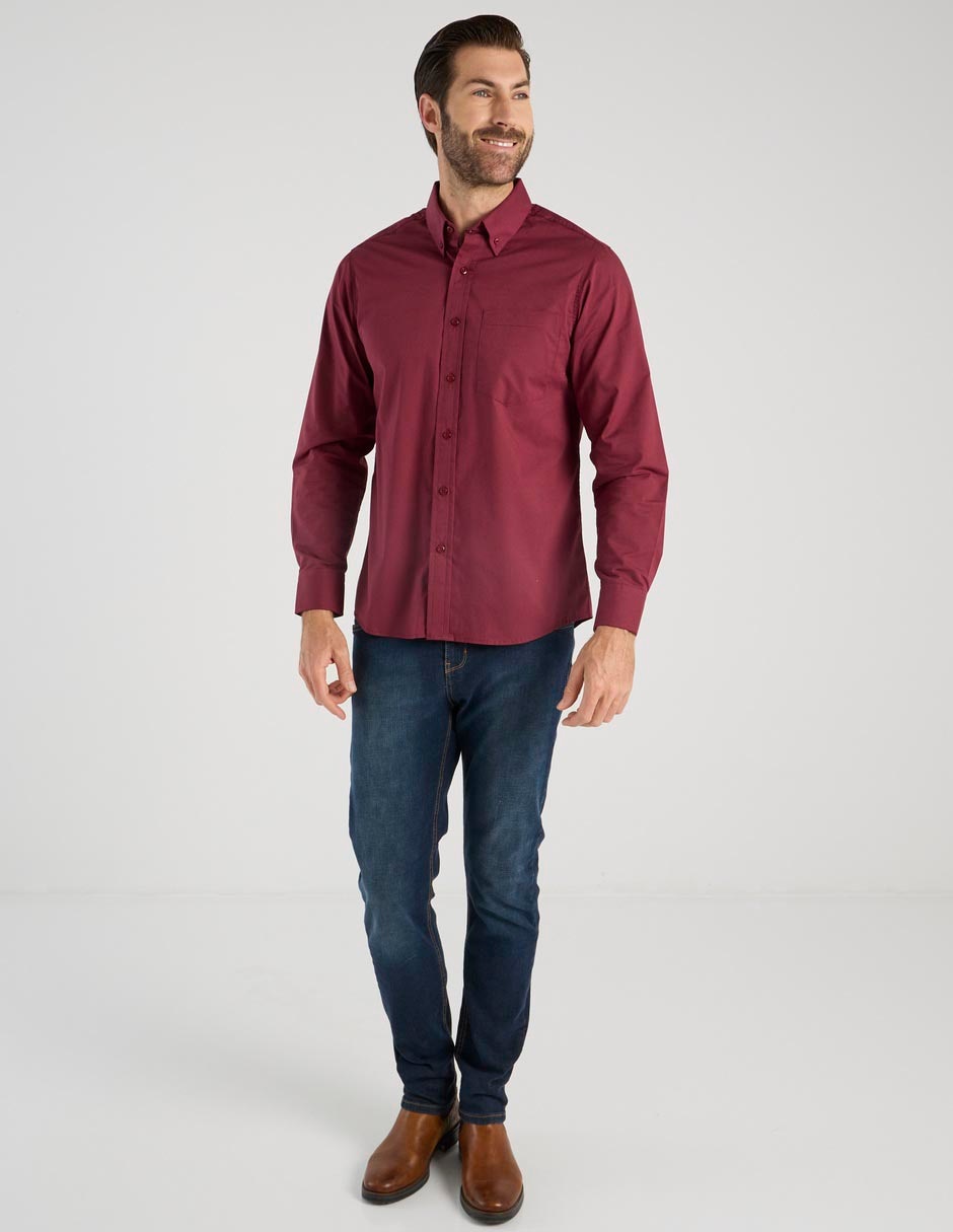 Camisa casual manga larga para hombre 3