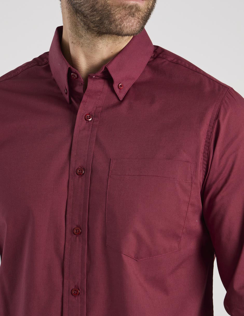 Camisa casual manga larga para hombre 4