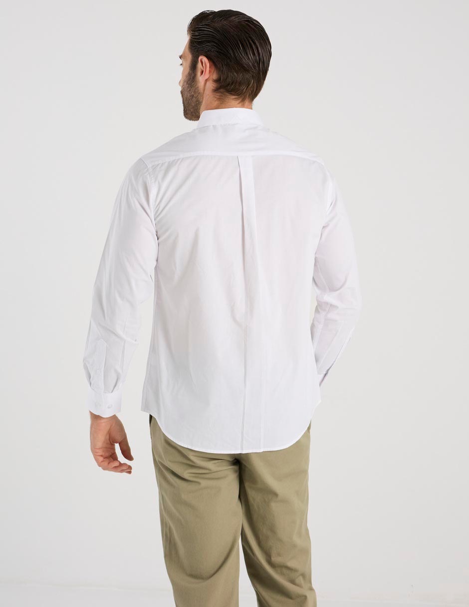 Camisa casual manga larga para hombre 2