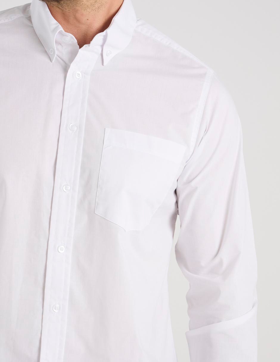Camisa casual manga larga para hombre 4