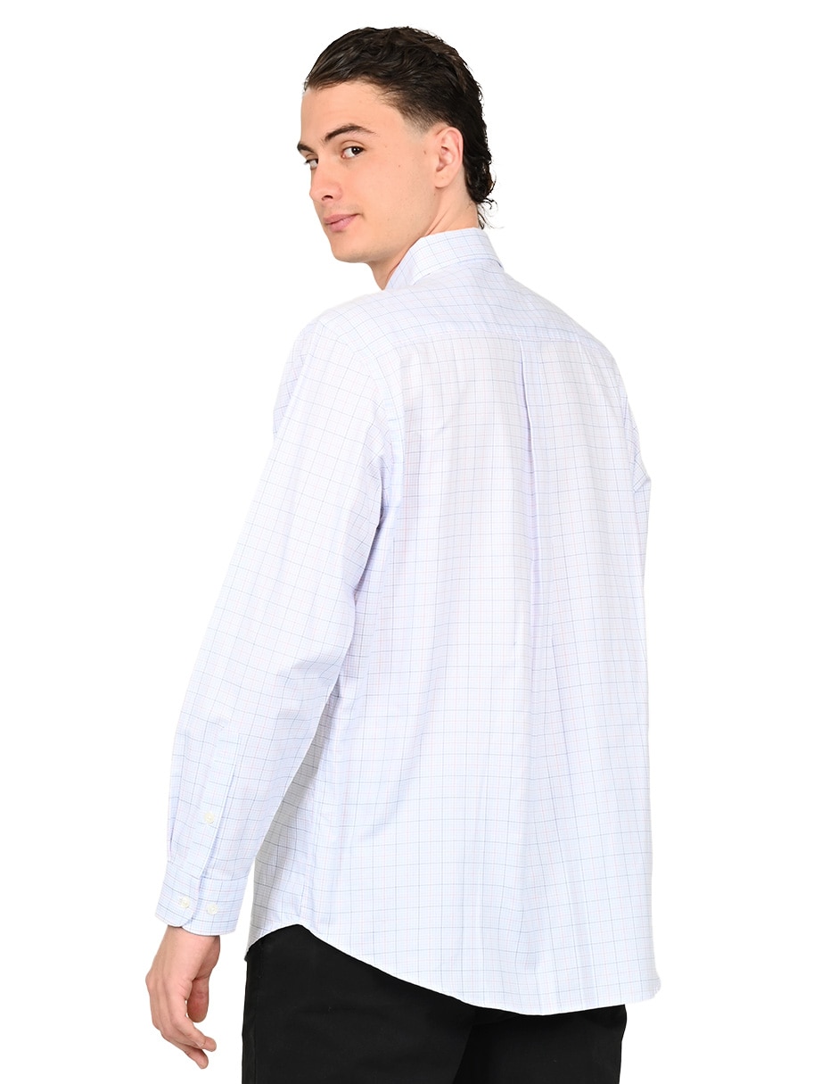 Camisa casual de algodón manga larga para hombre 3