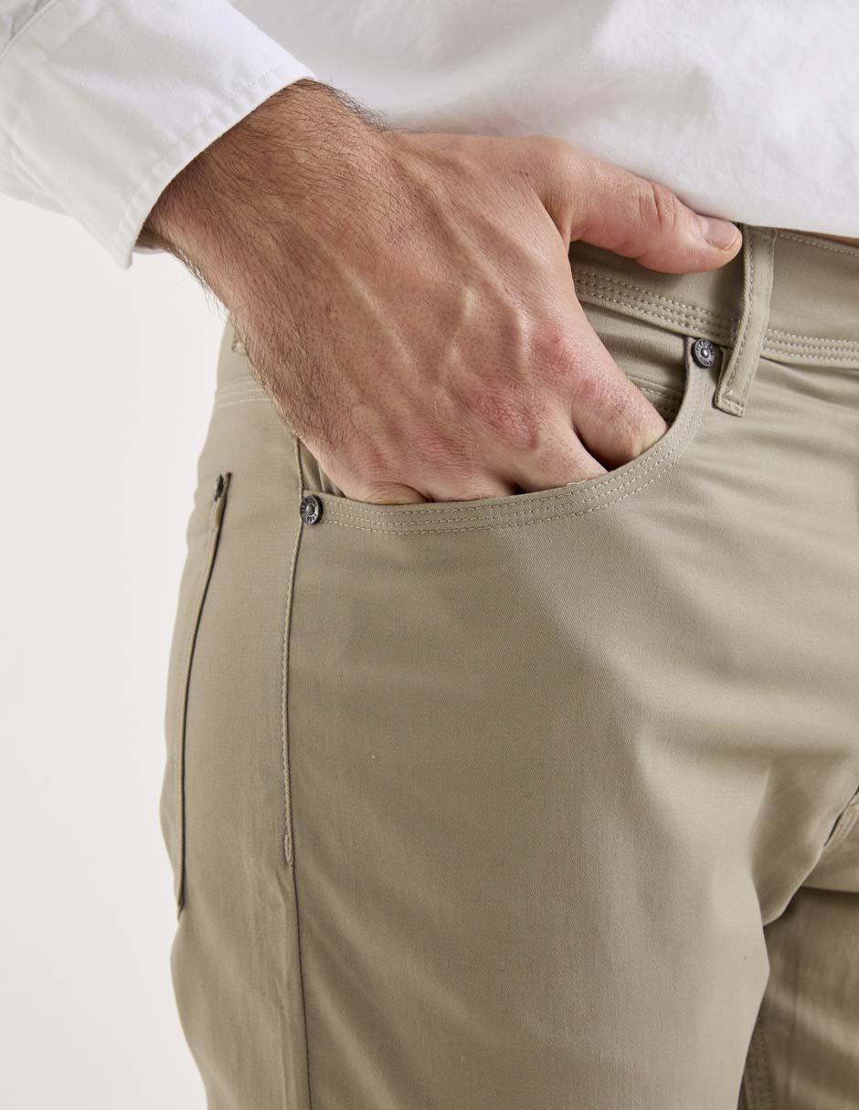 Pantalón chino straight de algodón para hombre 4