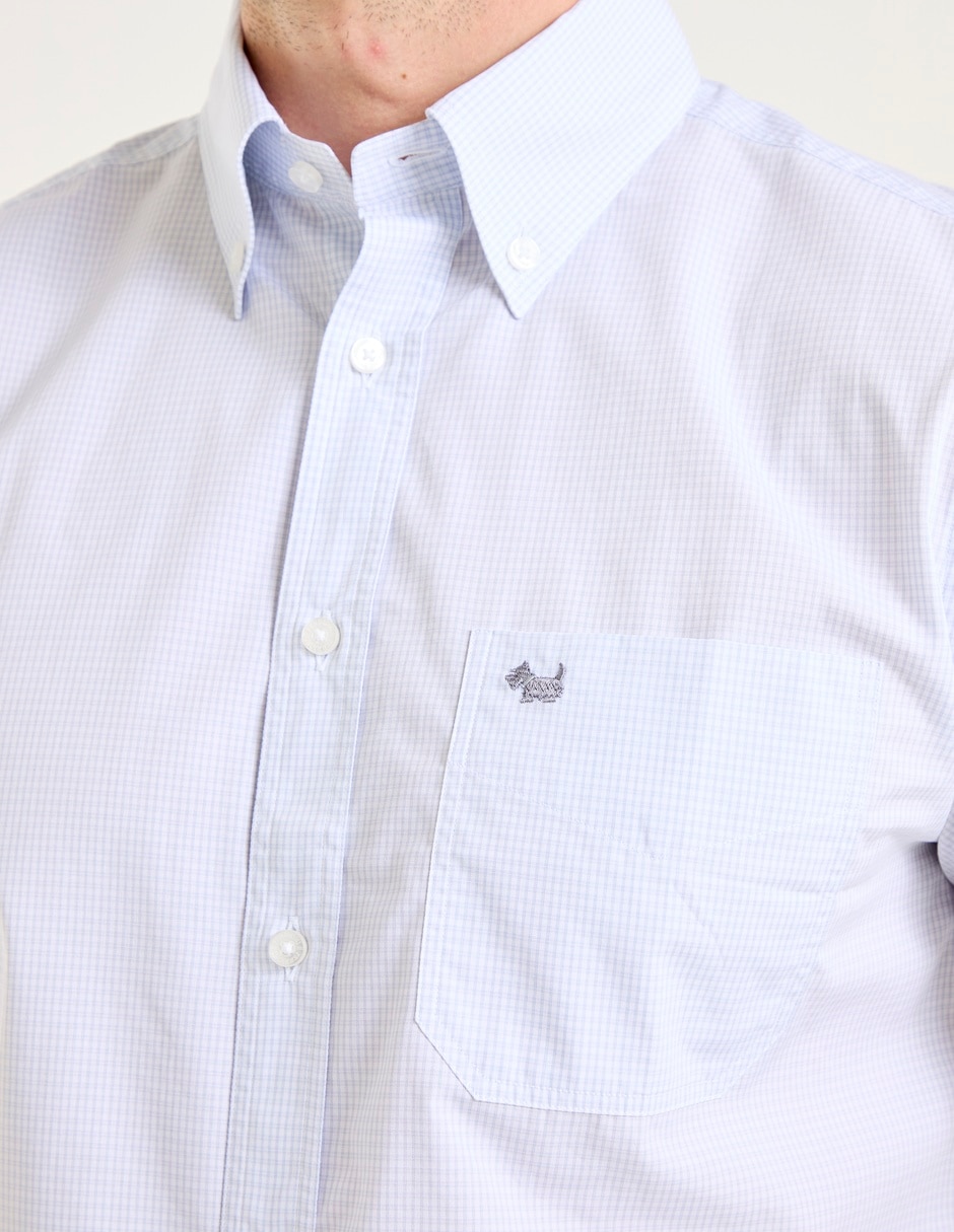 Camisa casual de algodón manga corta para hombre 4