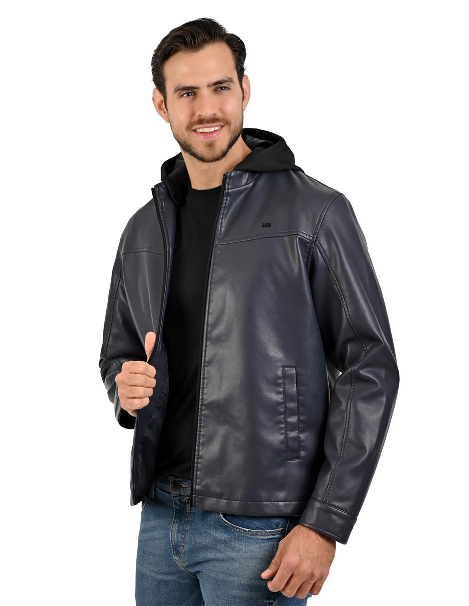 Chamarra casual con capucha para hombre 4