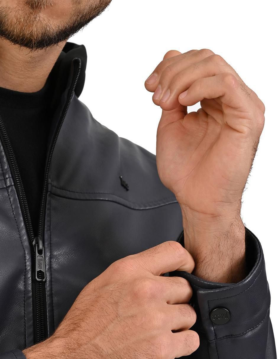 Chamarra casual con capucha para hombre 5