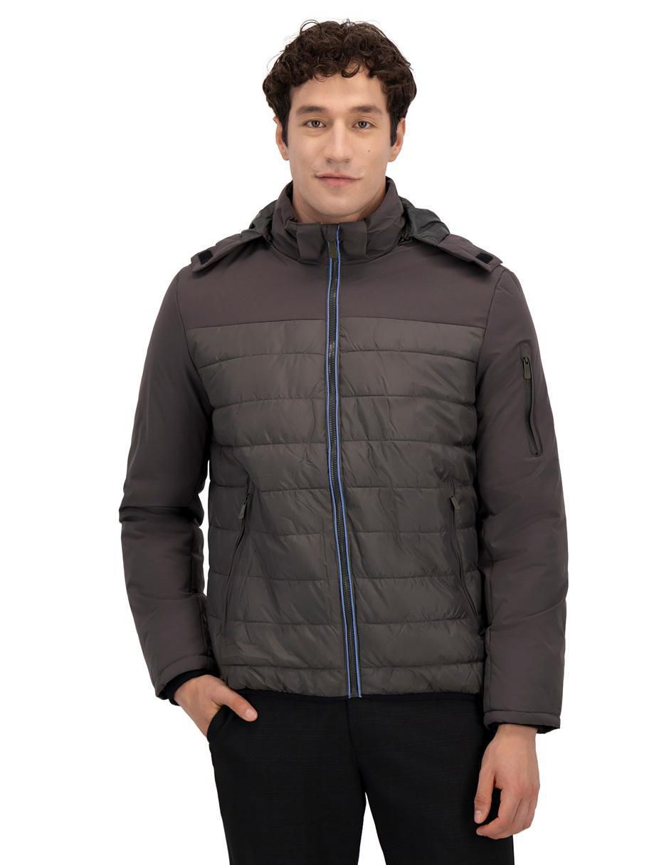 Chamarra capitonada Men's Fashion con capucha para hombre Suburbia