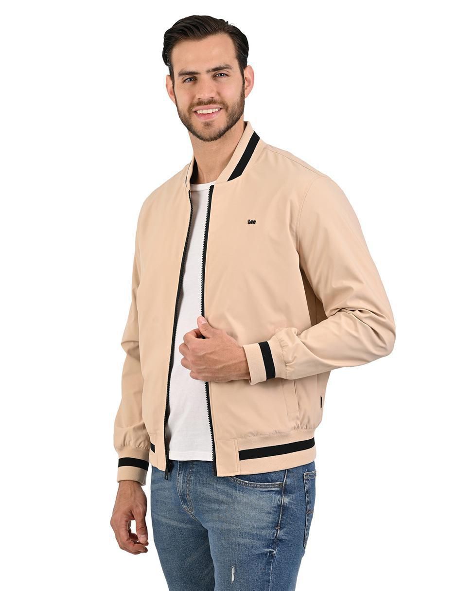 Chamarra bomber con bolsillos para hombre 2