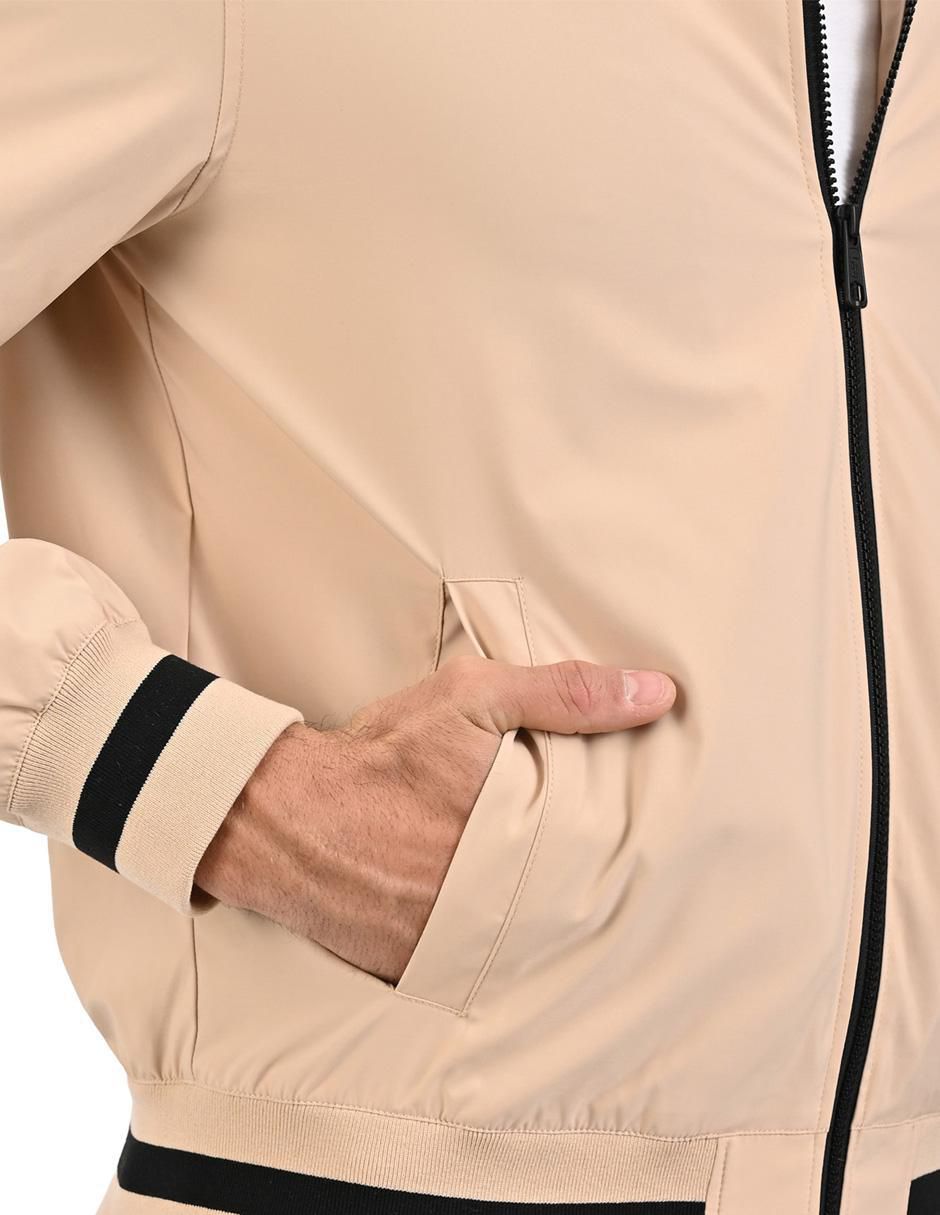 Chamarra bomber con bolsillos para hombre 6