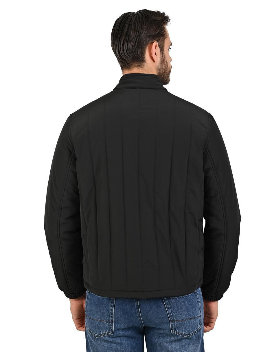 Chamarra capitonada con bolsillos para hombre 2