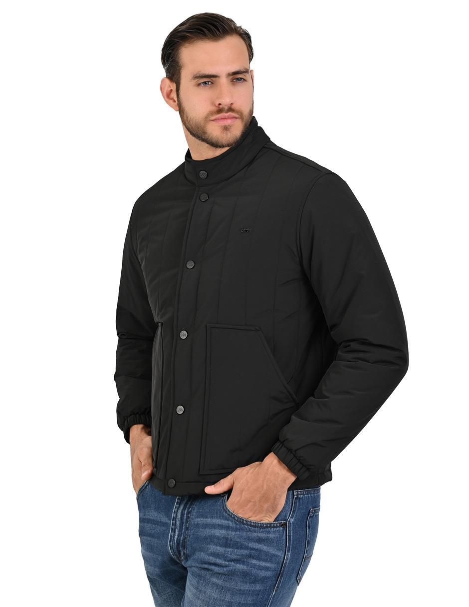 Chamarra capitonada con bolsillos para hombre 3