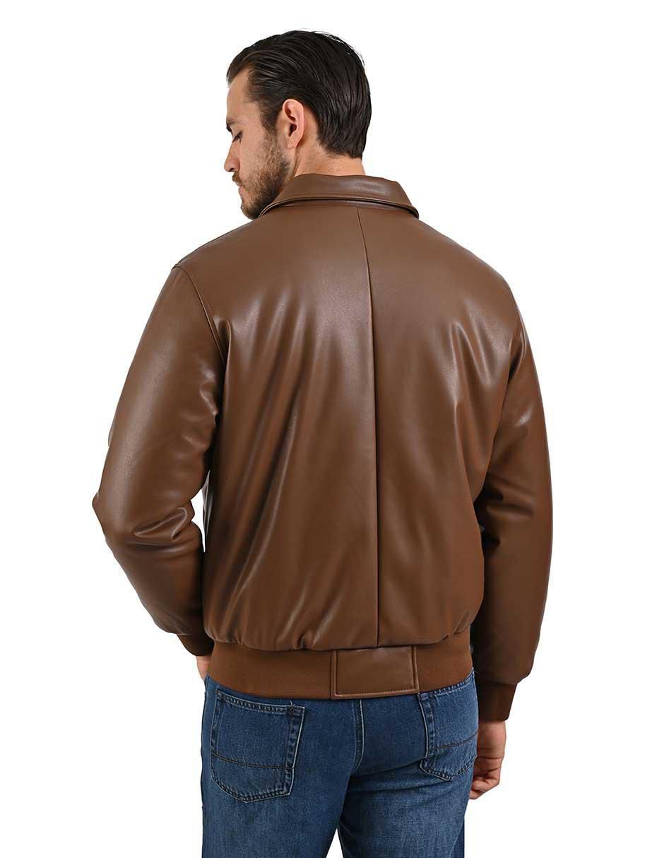 Chamarra bomber con bolsillos para hombre 2