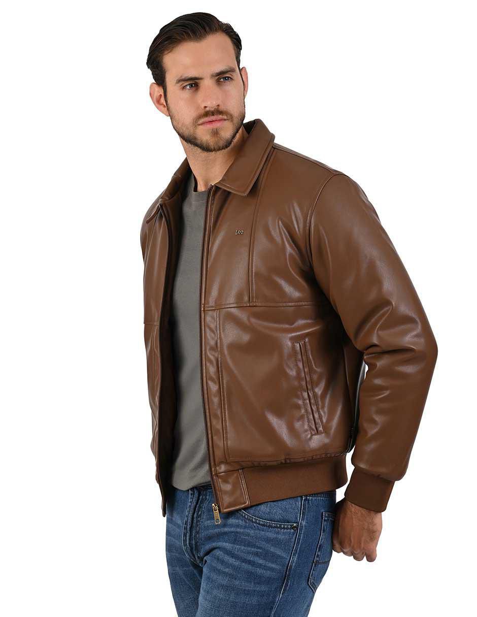 Chamarra bomber con bolsillos para hombre 4