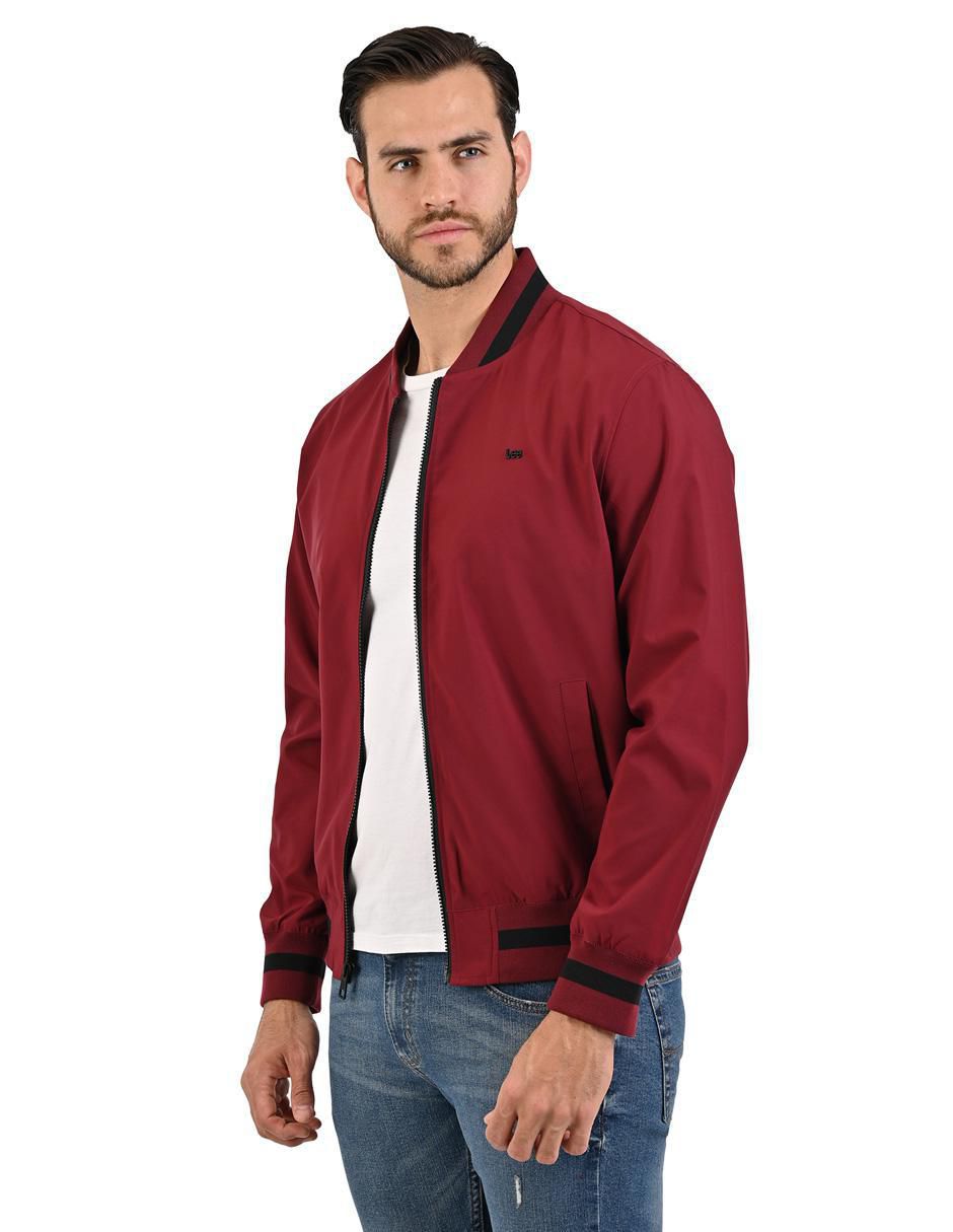 Chamarra bomber con bolsillos para hombre 2