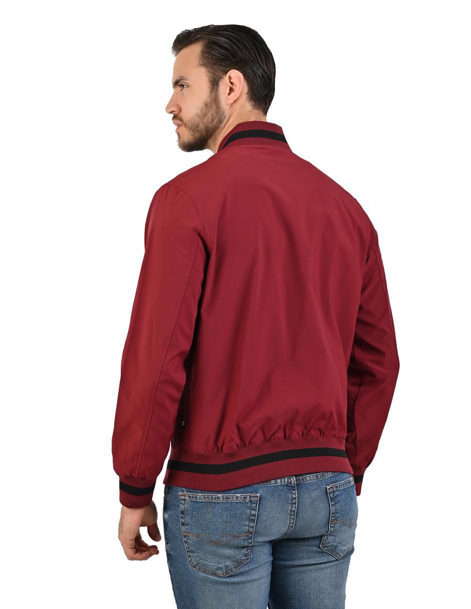 Chamarra bomber con bolsillos para hombre 4