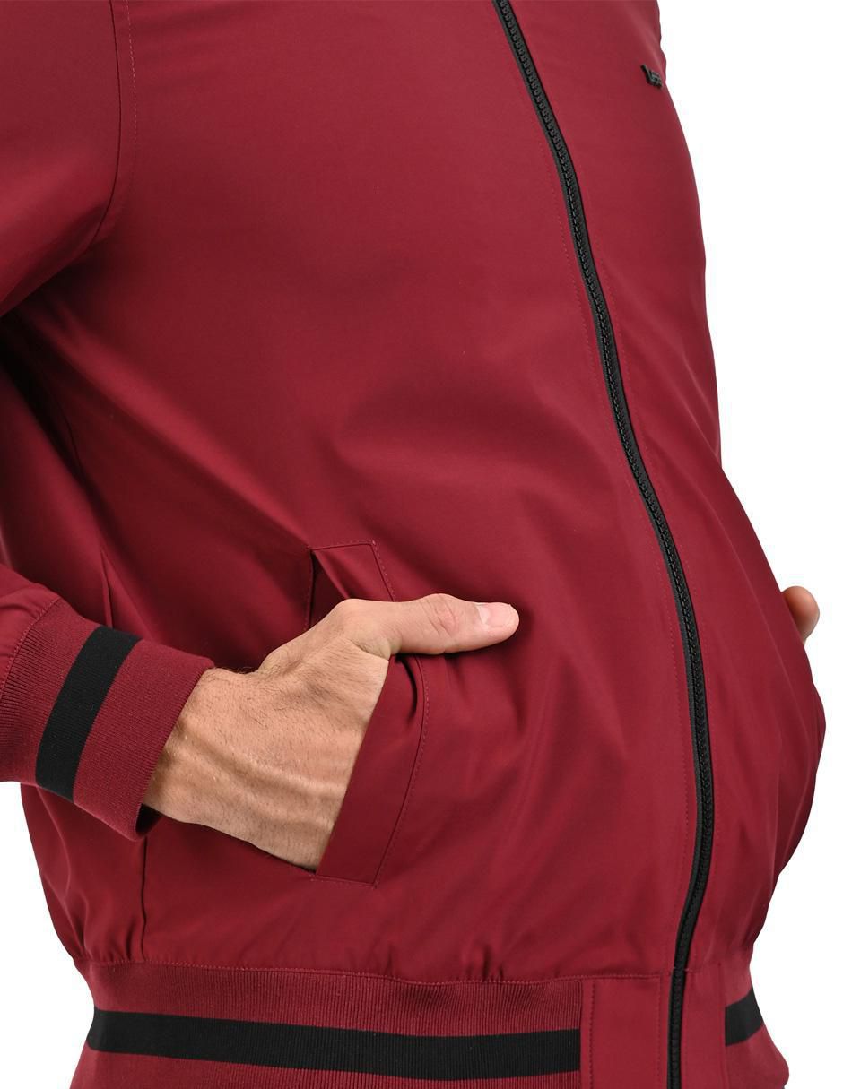 Chamarra bomber con bolsillos para hombre 6