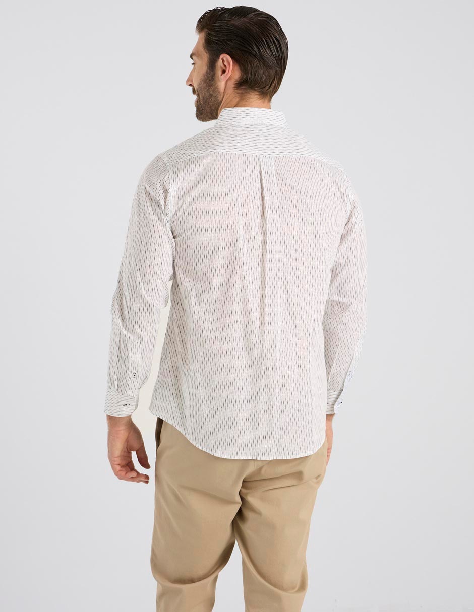 Camisa casual de algodón manga larga para hombre 2