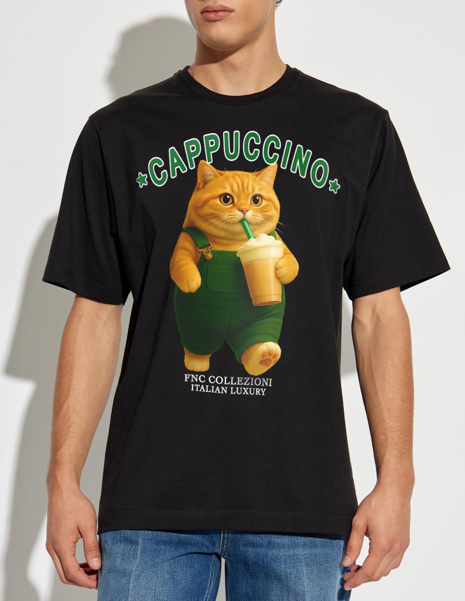 Playera capuccino cuello redondo para hombre