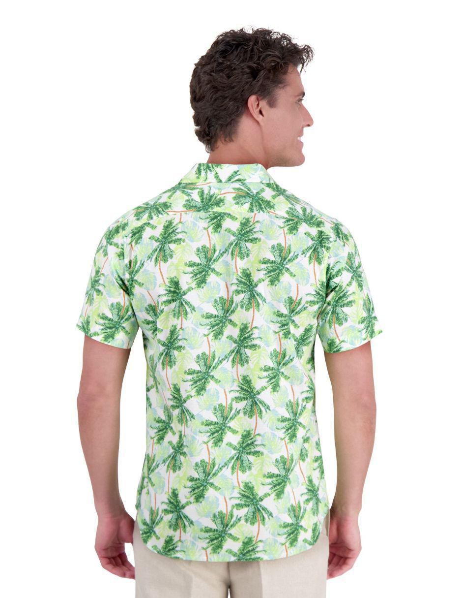 Camisa casual de bambú manga corta para hombre 3