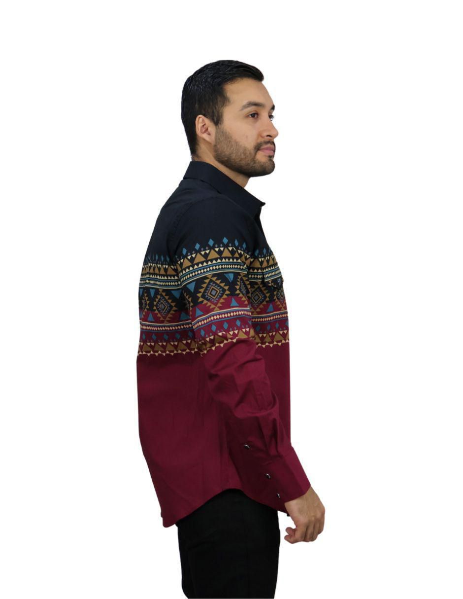 Camisa casual de algodón manga larga para hombre 4