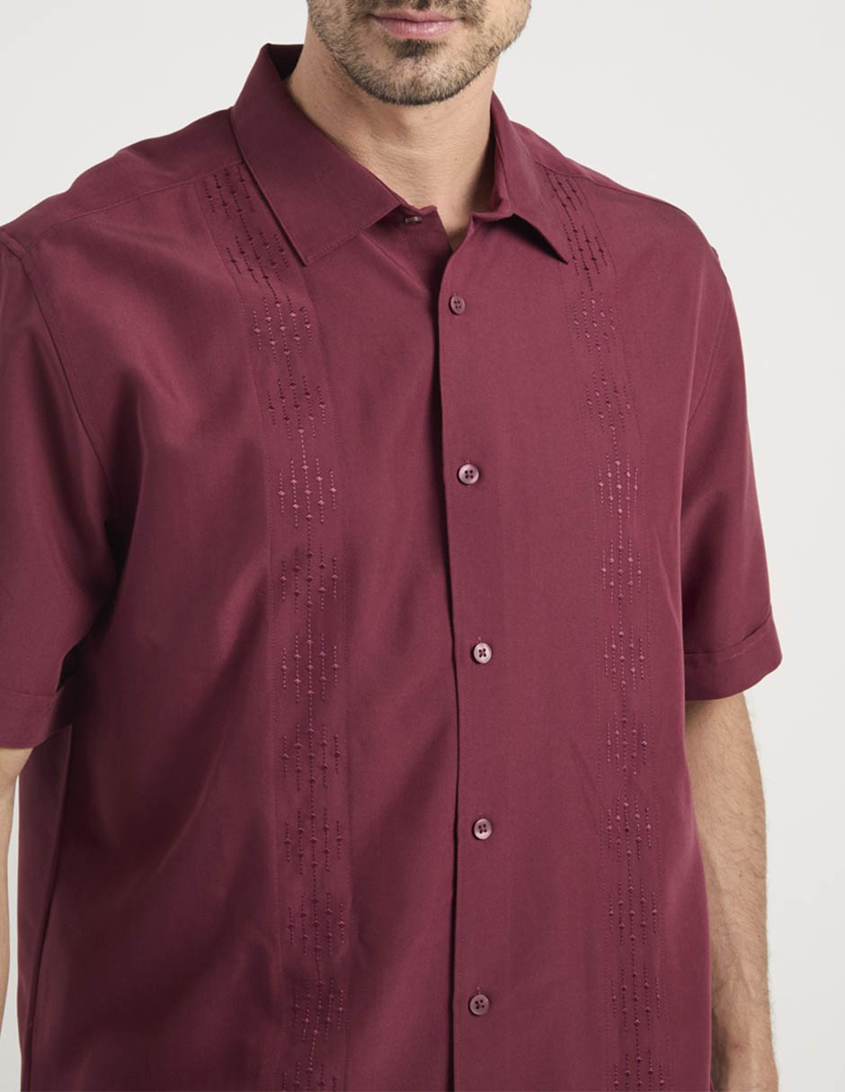 "camisa/sobrecamisa" casual "de" (si aplica) mezcla de materiales "manga" corta "para hombre" 4