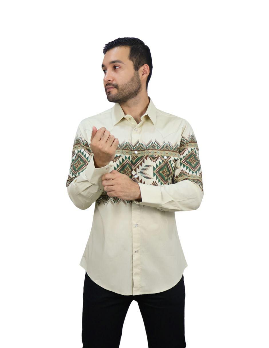 "camisa/sobrecamisa" casual platini "de" (si aplica) algodón "manga" larga "para hombre"