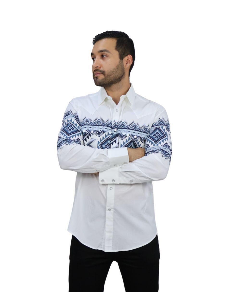 Camisa casual de algodón manga larga para hombre 3