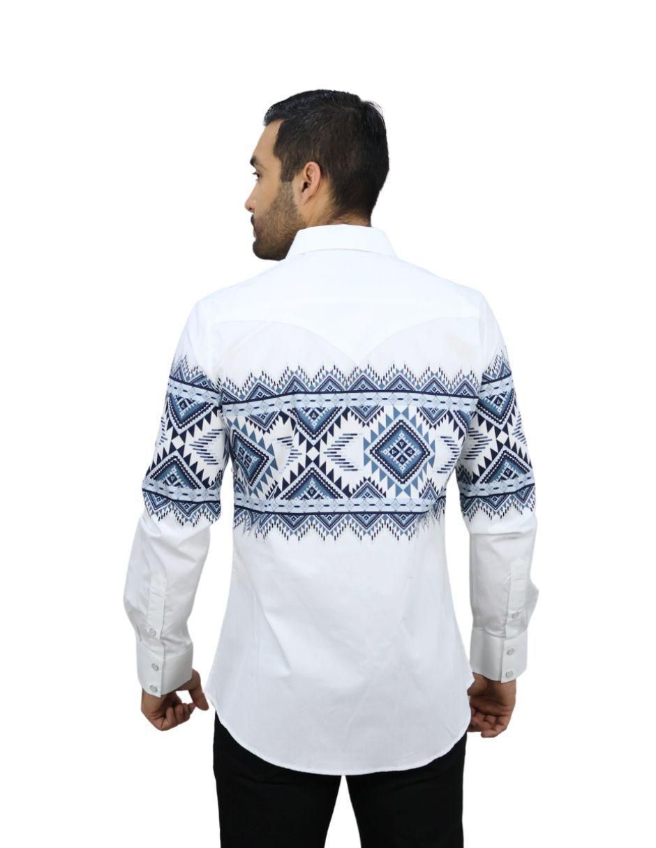 Camisa casual de algodón manga larga para hombre 5