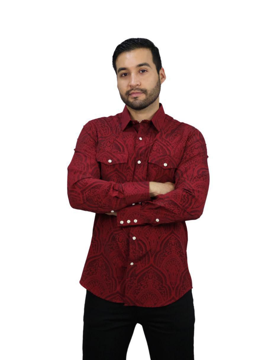 Camisa casual de algodón manga larga para hombre 4