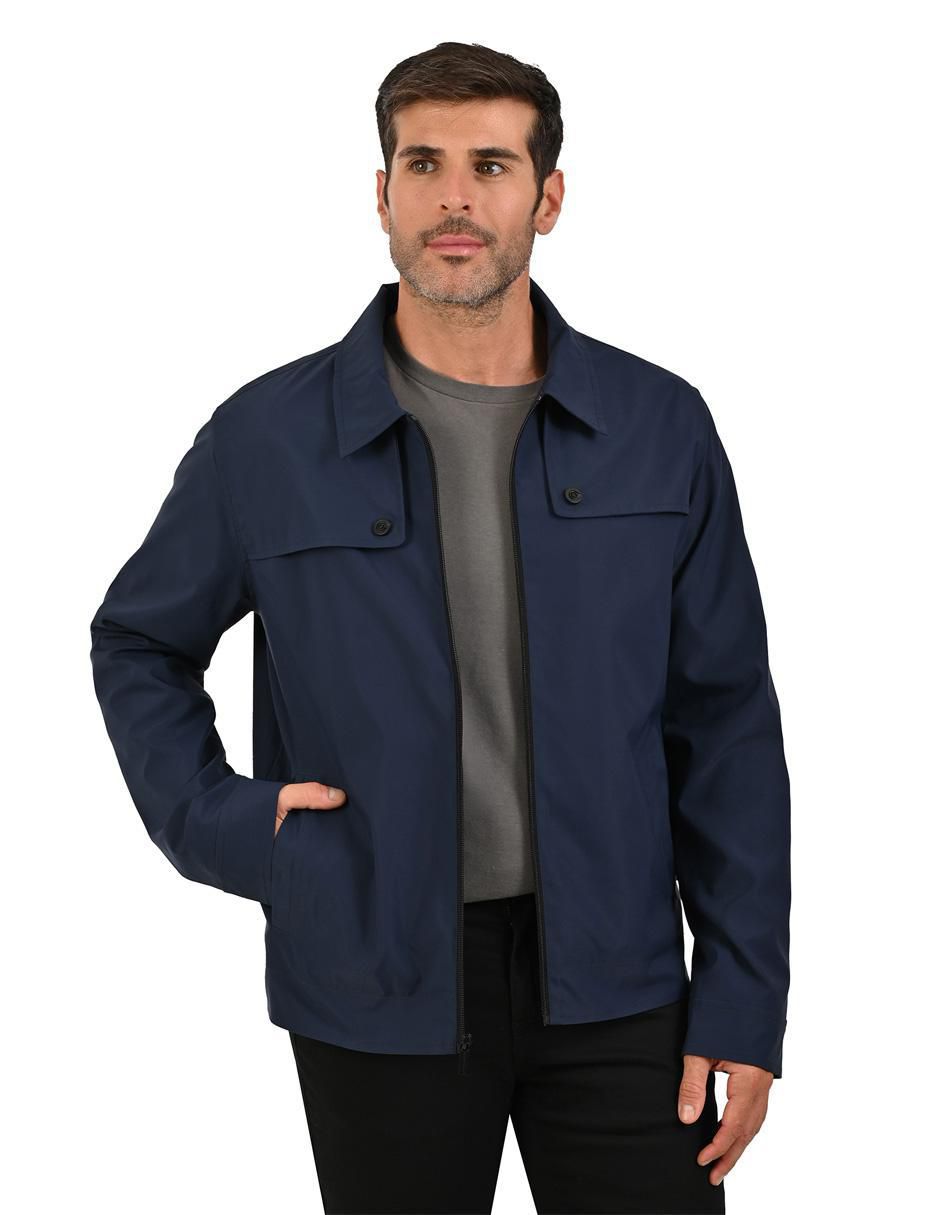 Chamarra casual con bolsillos para hombre 4