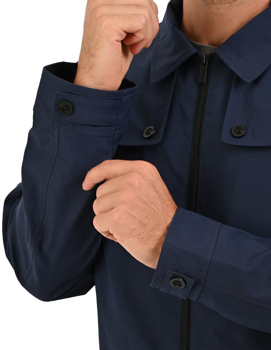 Chamarra casual con bolsillos para hombre 6