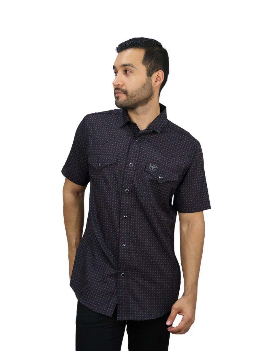 Camisa casual de algodón manga corta para hombre 2