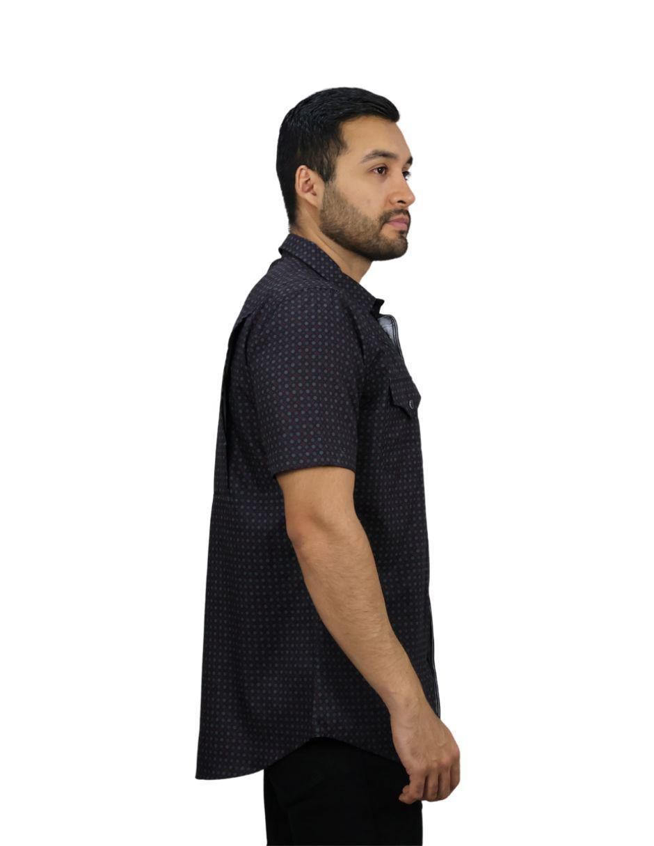 Camisa casual de algodón manga corta para hombre 3