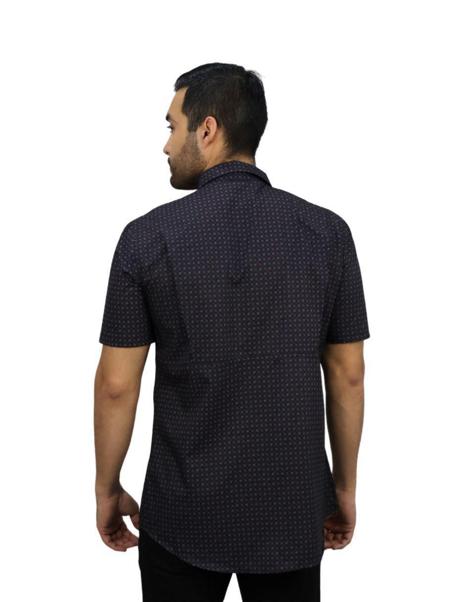 Camisa casual de algodón manga corta para hombre 4