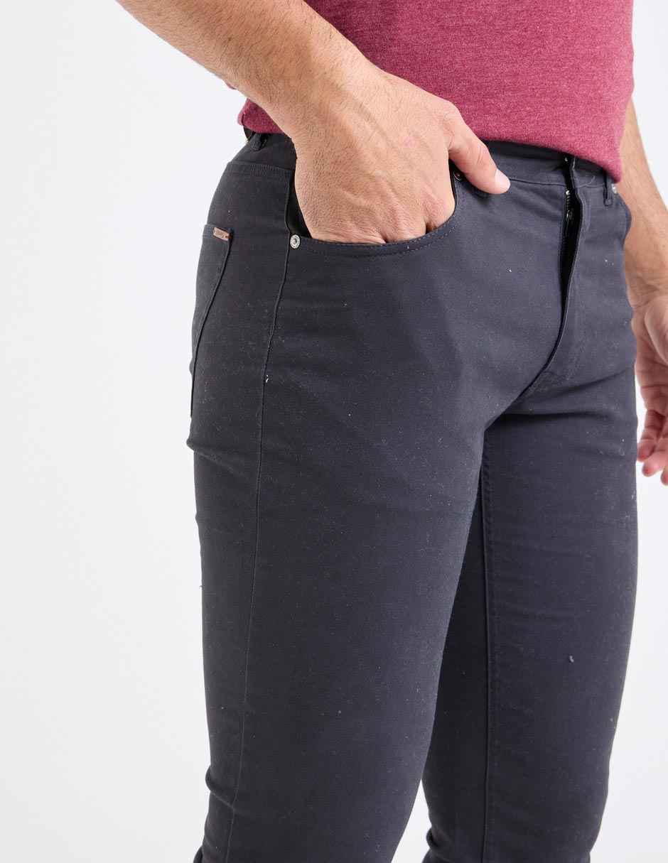 Pantalón slim de algodón para hombre 4