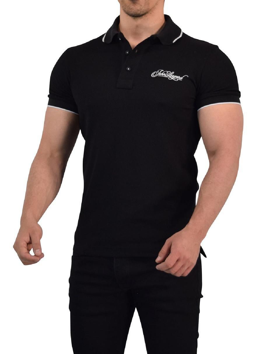 "playera tipo polo/set playera tipo polo" john leopard script "para hombre"