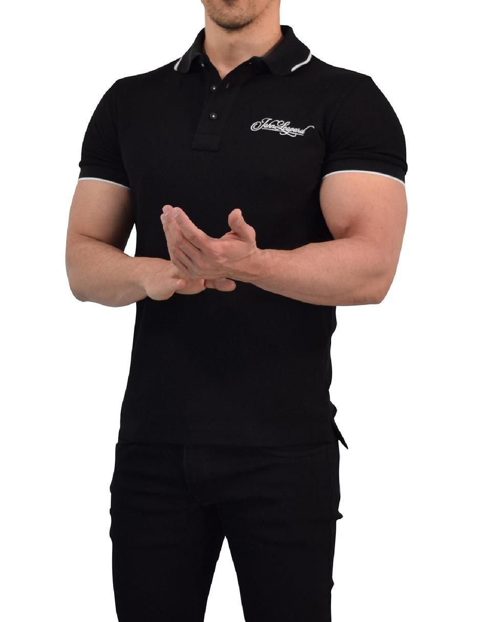 "playera tipo polo/set playera tipo polo" john leopard script "para hombre"