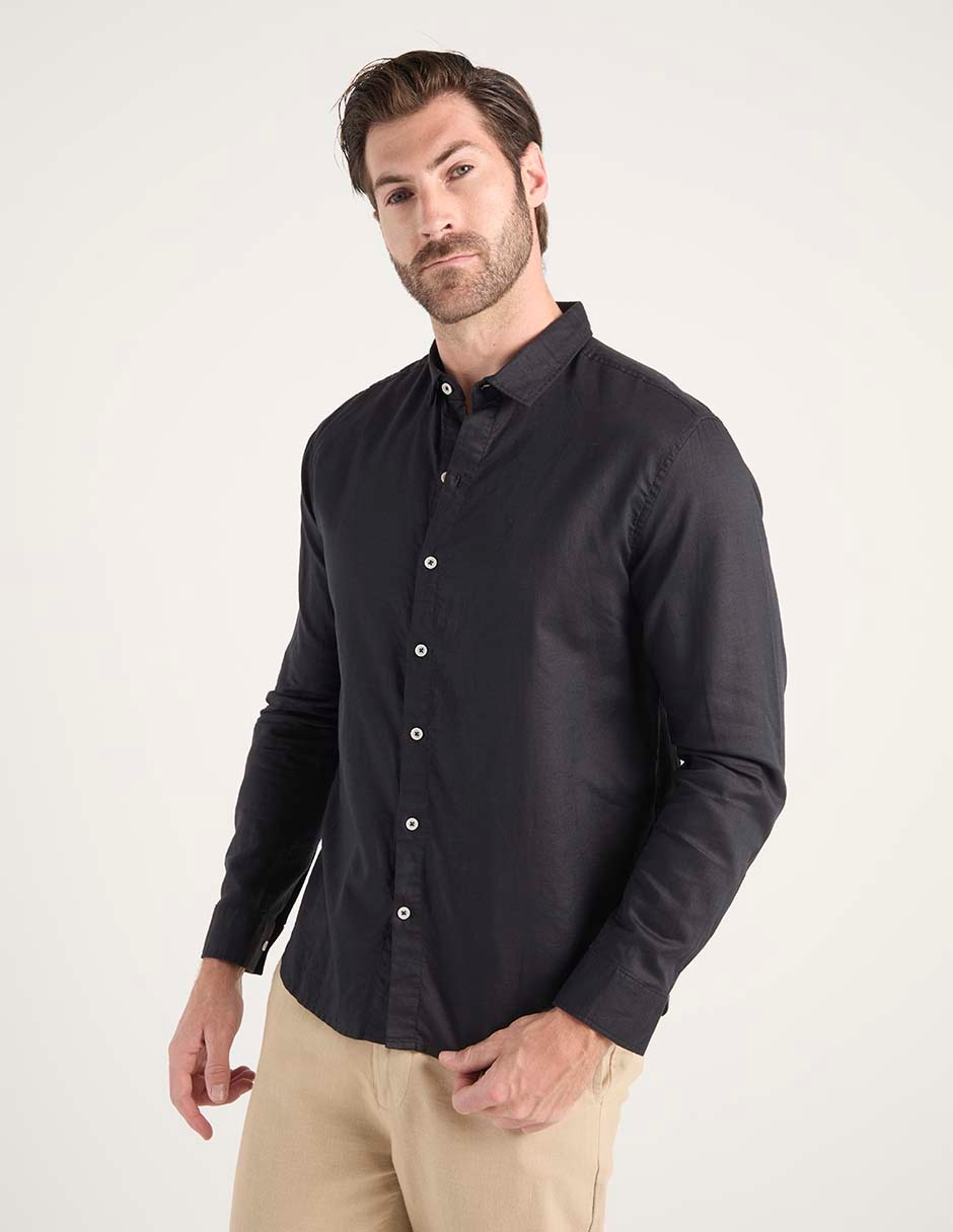 Camisa casual manga larga para hombre Camisa casual manga larga para hombre