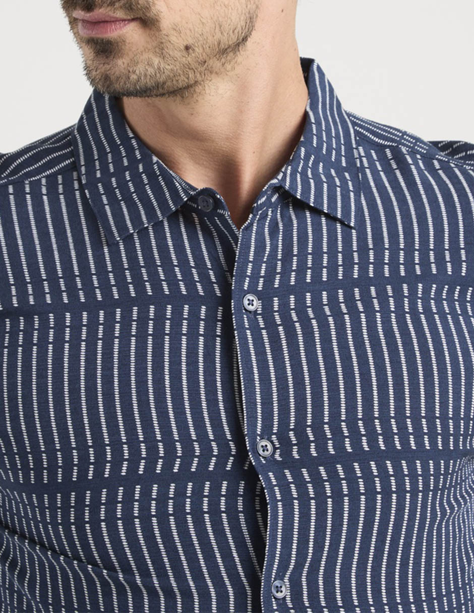 "camisa/sobrecamisa" casual "de" (si aplica) algodón "manga" corta "para hombre" 4