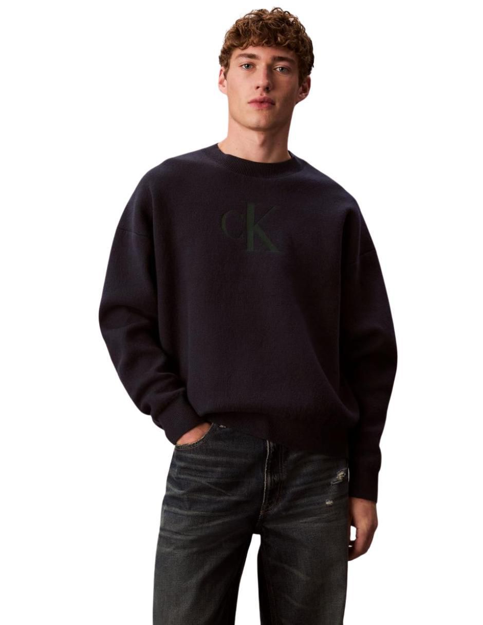 Suéter cuello redondo para hombre
