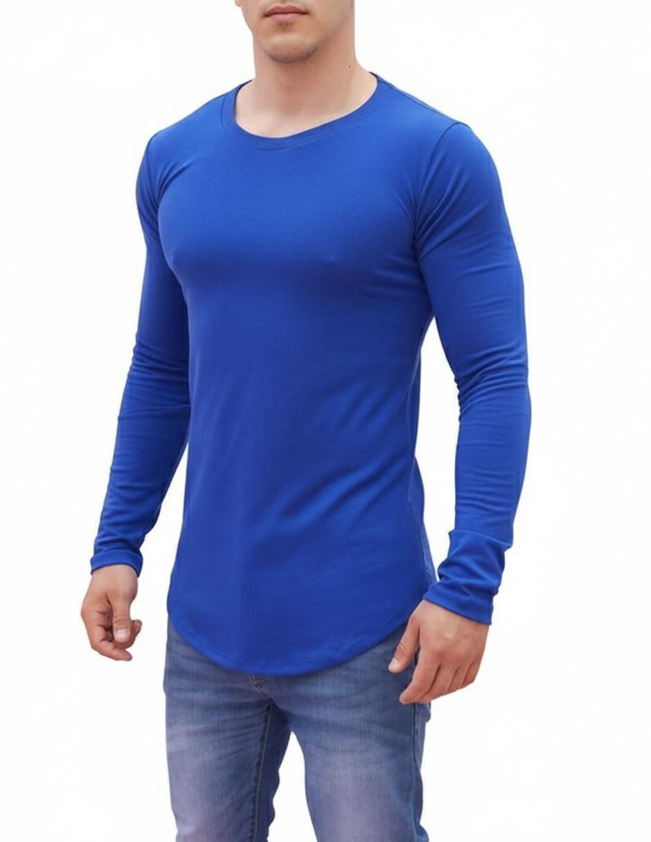playera John Leopard con abertura cuello redondo para hombre