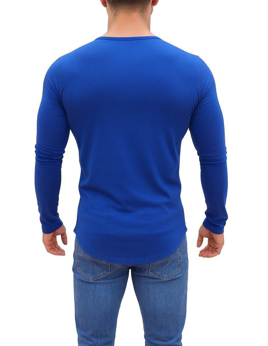 playera John Leopard con abertura cuello redondo para hombre