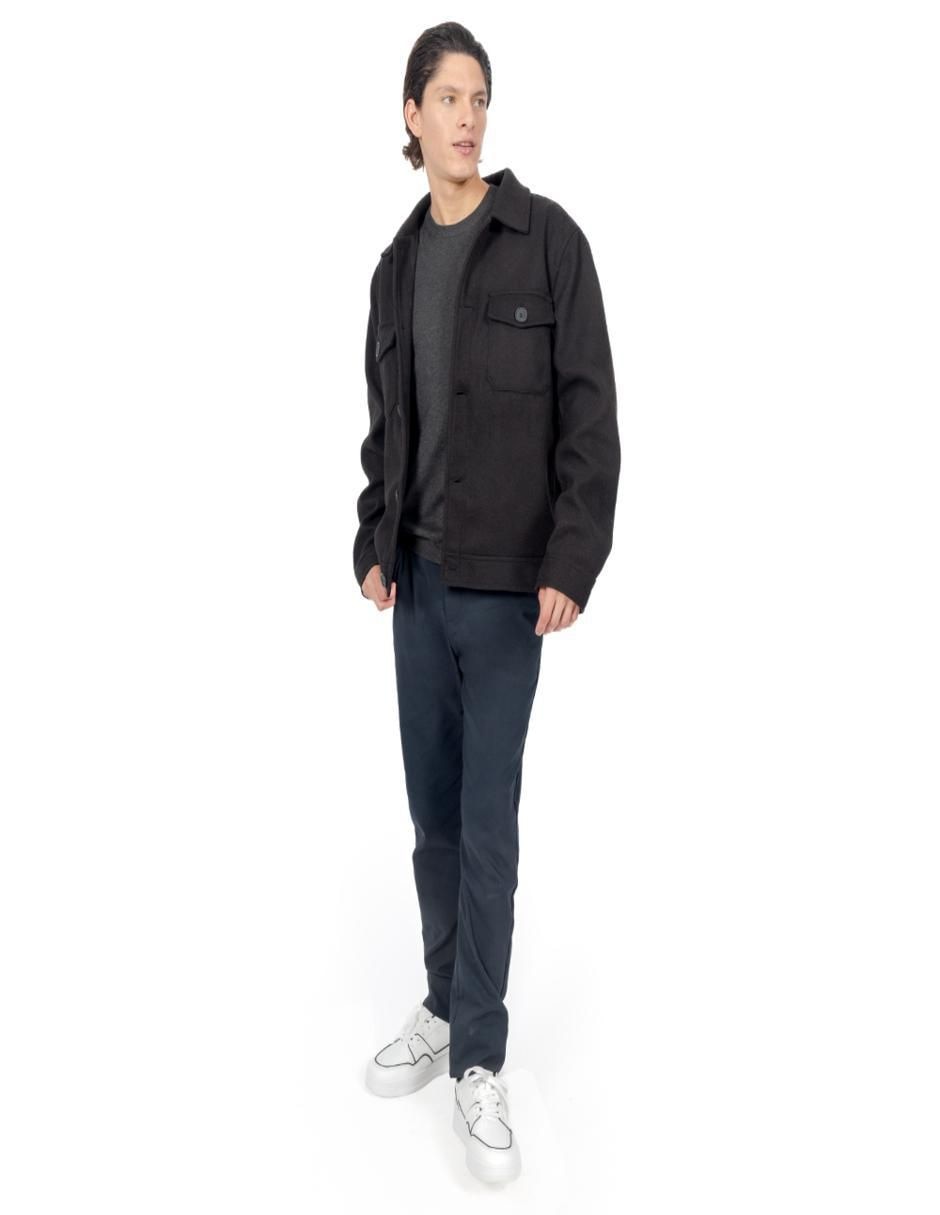 Chamarra casual con bolsillos para hombre 3