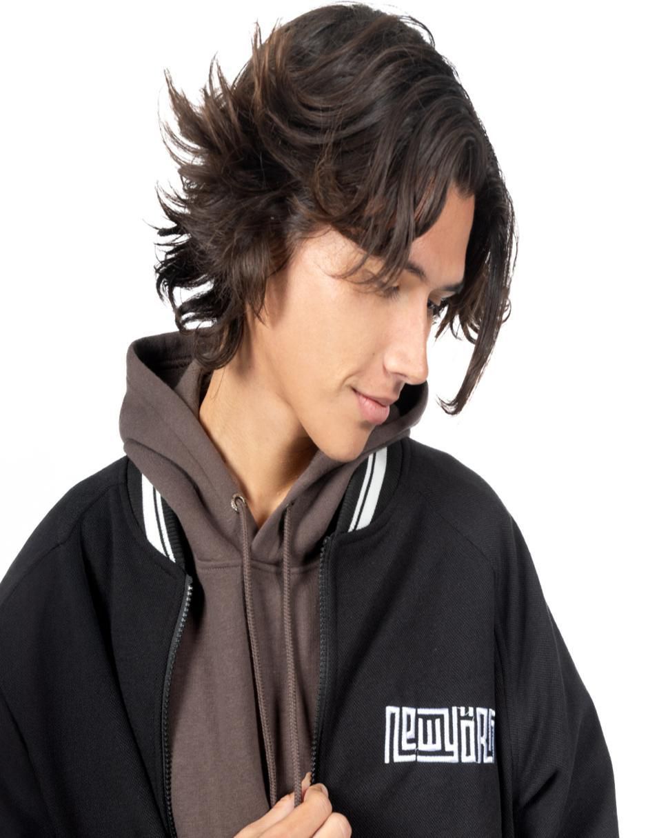 Chamarra bomber con bolsillos para hombre 5