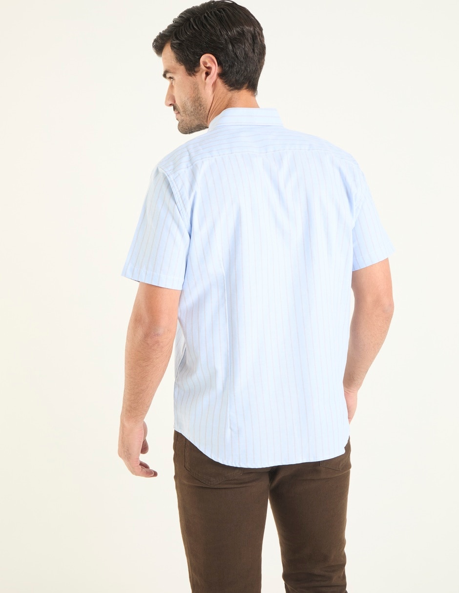 Camisa casual de algodón manga corta para hombre 2