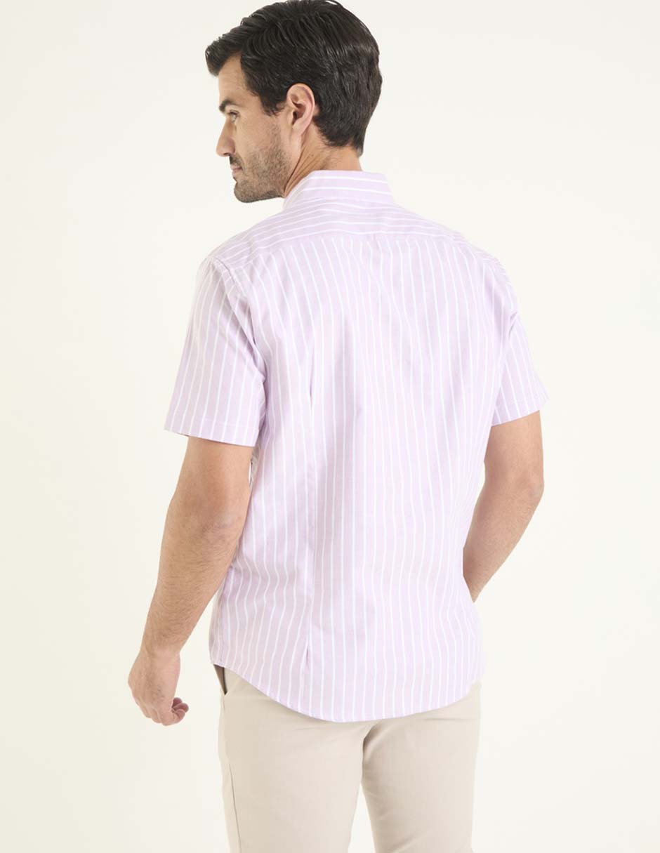 Camisa casual de algodón manga corta para hombre 2