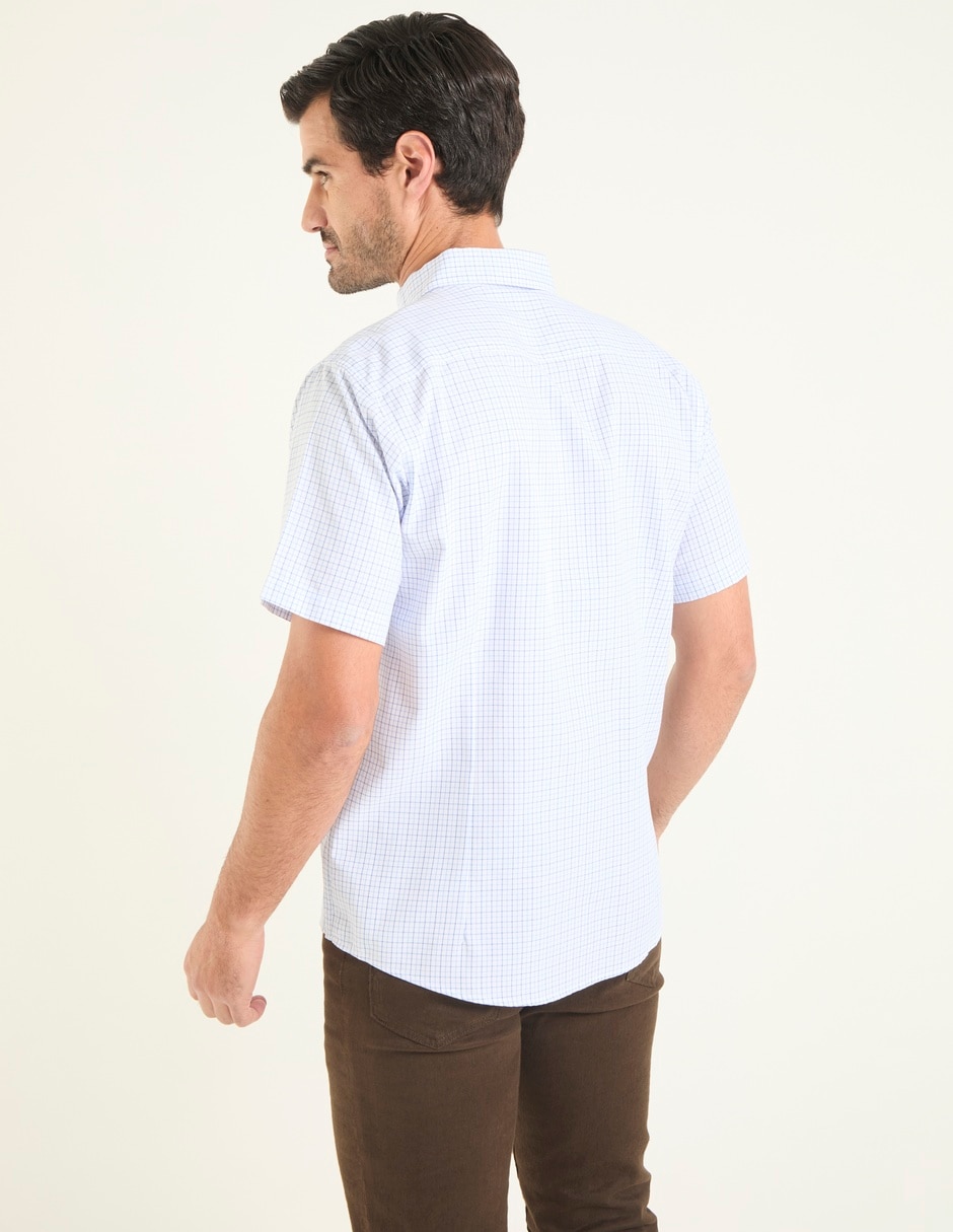 Camisa casual de algodón manga corta para hombre 2