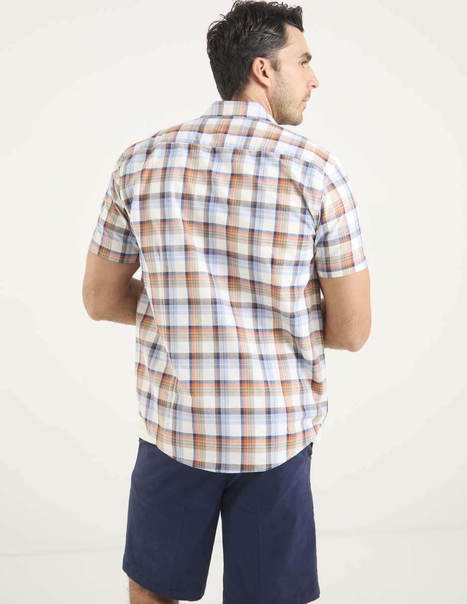 Sobrecamisa casual manga corta para hombre 2