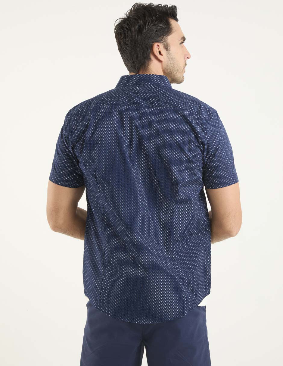 Camisa casual de algodón manga corta para hombre 2