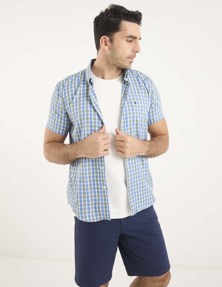 Camisa casual manga corta para hombre Camisa casual manga corta para hombre